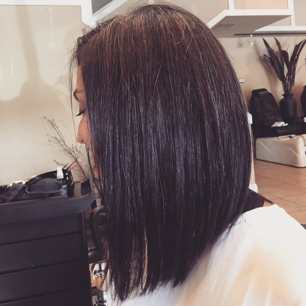 [bob] Soft brown accents